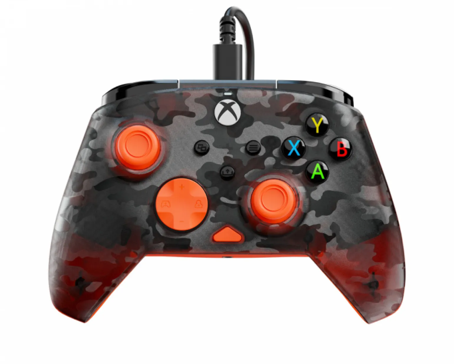 Rematch Core Wired Controller - Ghost Camo Orange