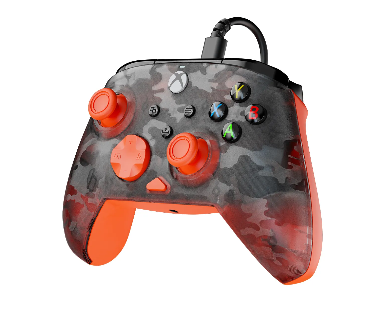 Rematch Core Wired Controller - Ghost Camo Orange