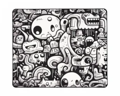 Rizz - Gaming Mousepad - L - Soft - Doodles - NachoCustomz Edition