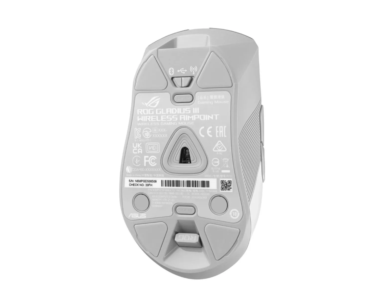 ROG Gladius III Wireless AimPoint Gaming Mouse - White