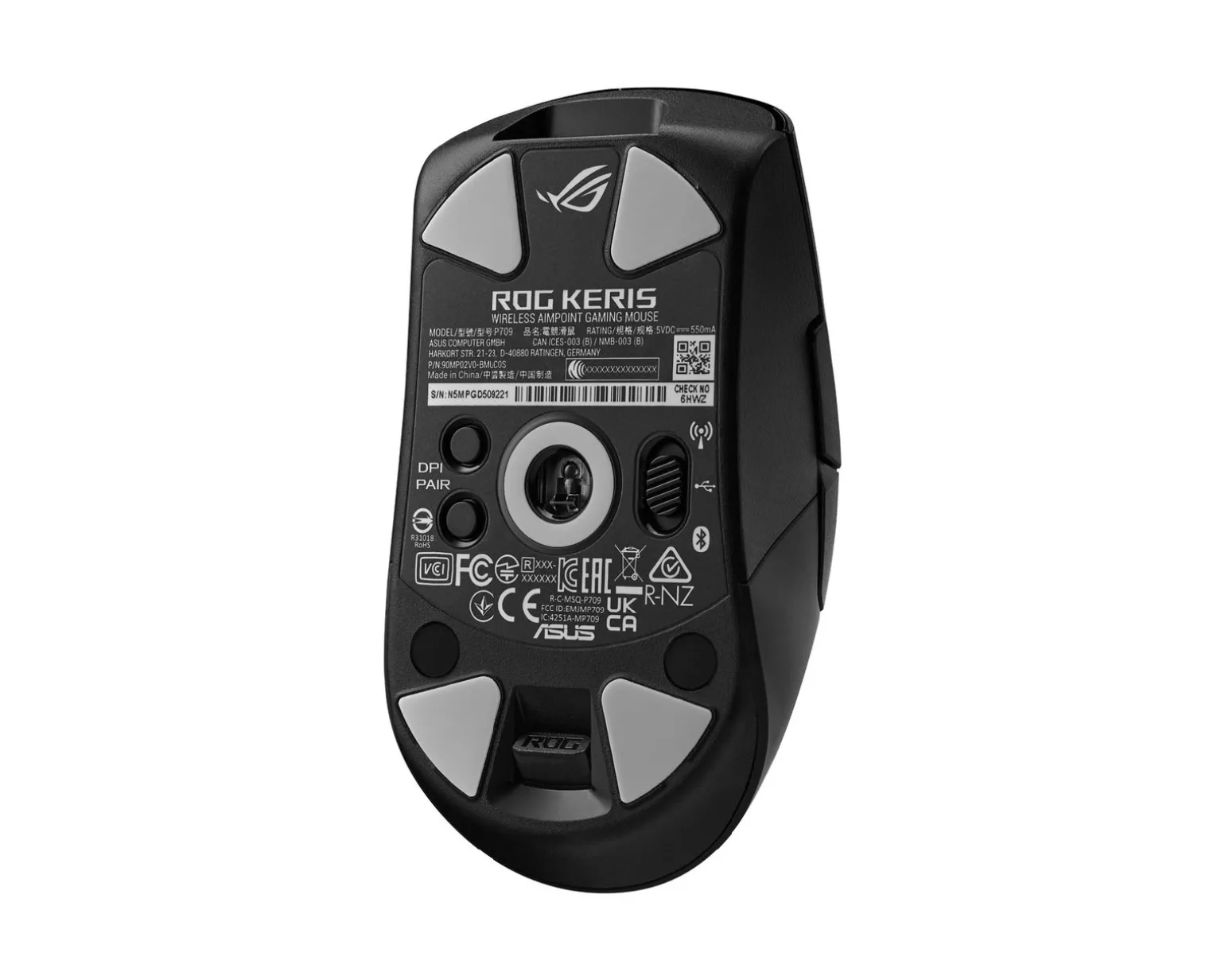 ROG Keris AimPoint Wireless Gaming Mouse - Black