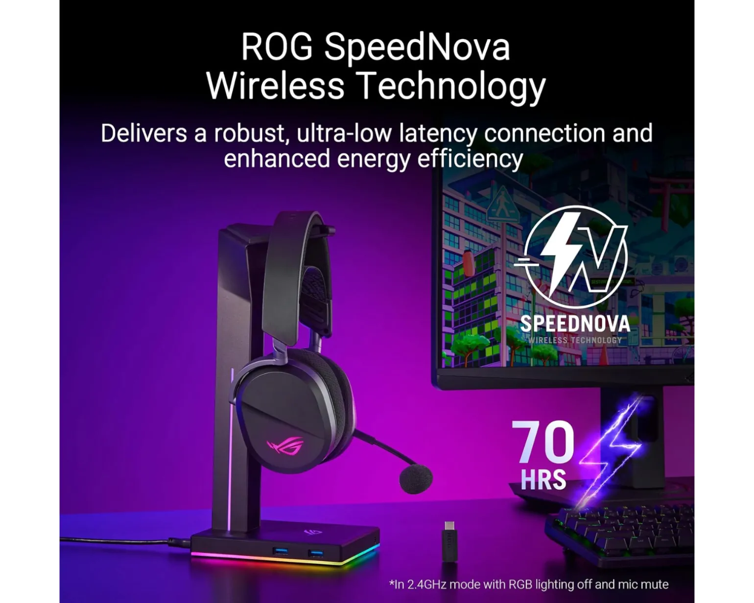 ROG Pelta Wireless RGB Gaming Headset