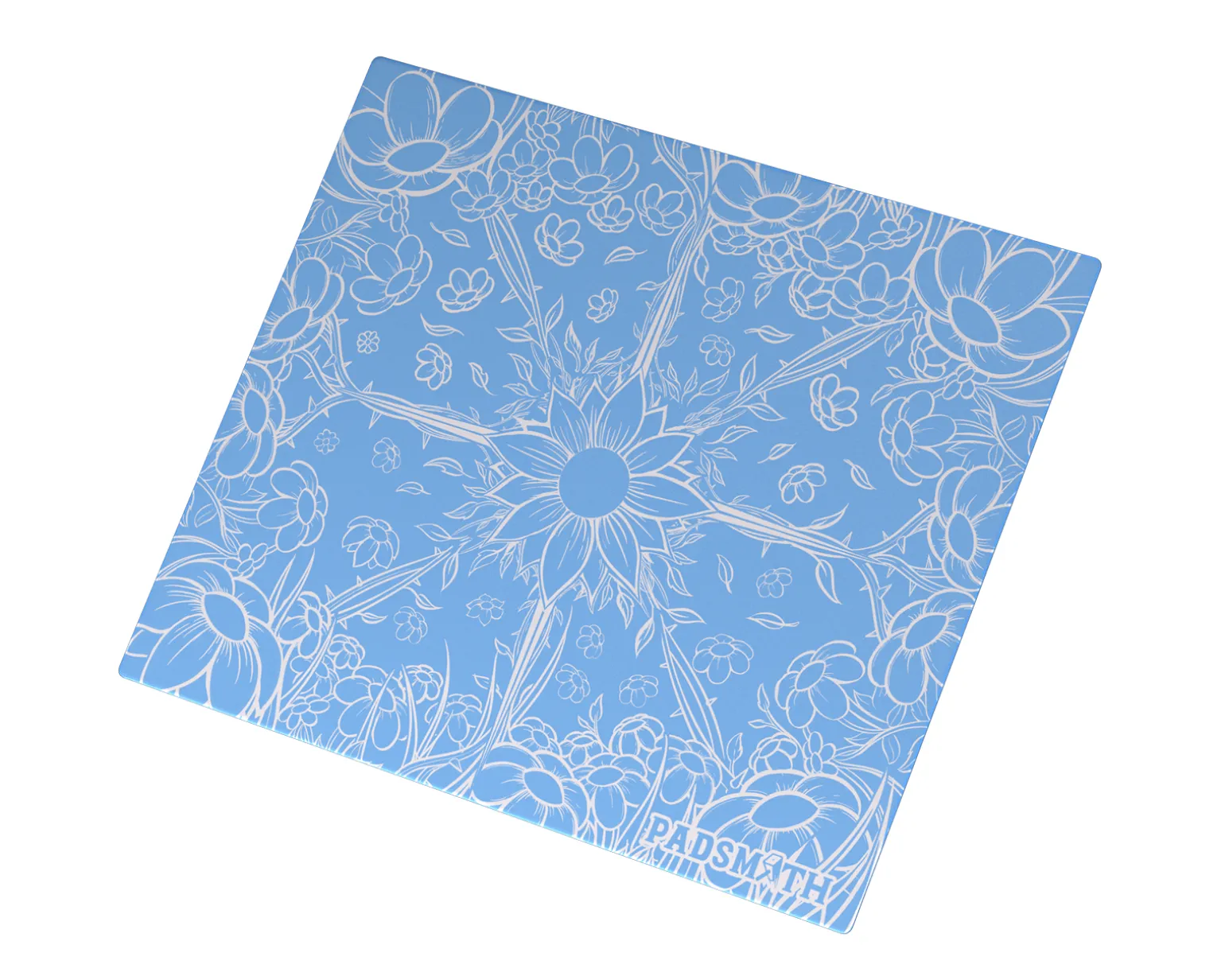Rosa Blue Glass Mousepad - Balanced V2