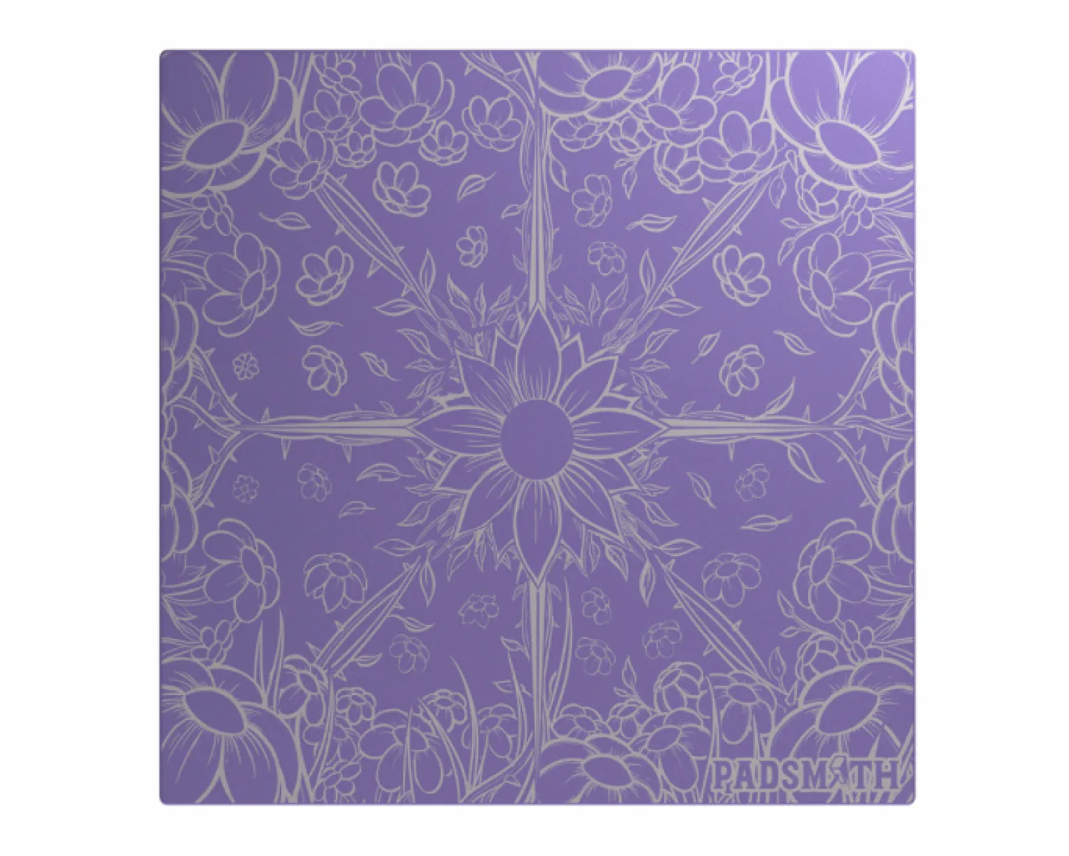 Rosa Lavender Glass Mousepad - SQ - Balanced V2