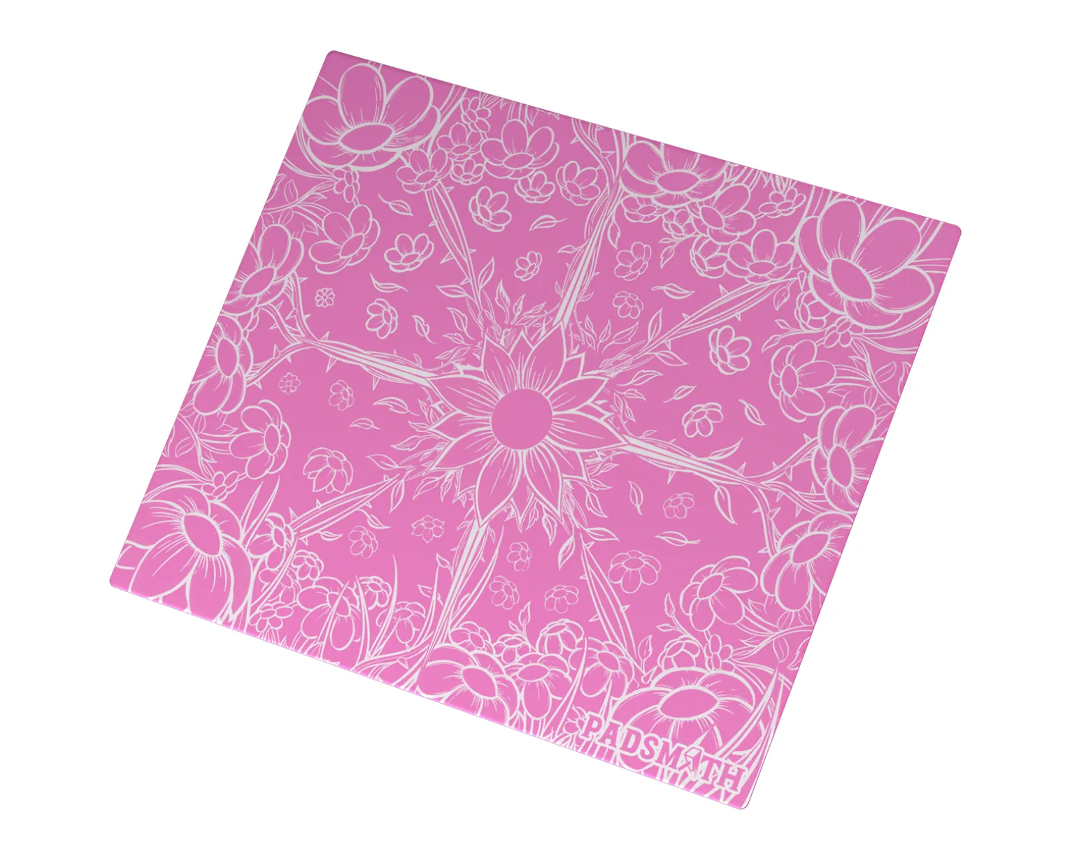 Rosa Pink Glass Mousepad - Balanced V2