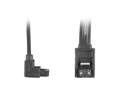 SATA 3 Angled Cable with Lock 6GB/S 30cm Black