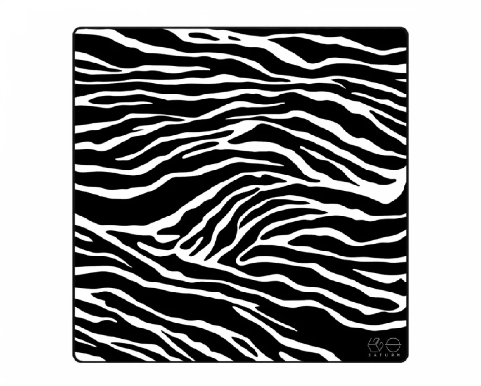 Saturn Gaming Mousepad - Boardzy Zebra - XL Square - Limited Edition