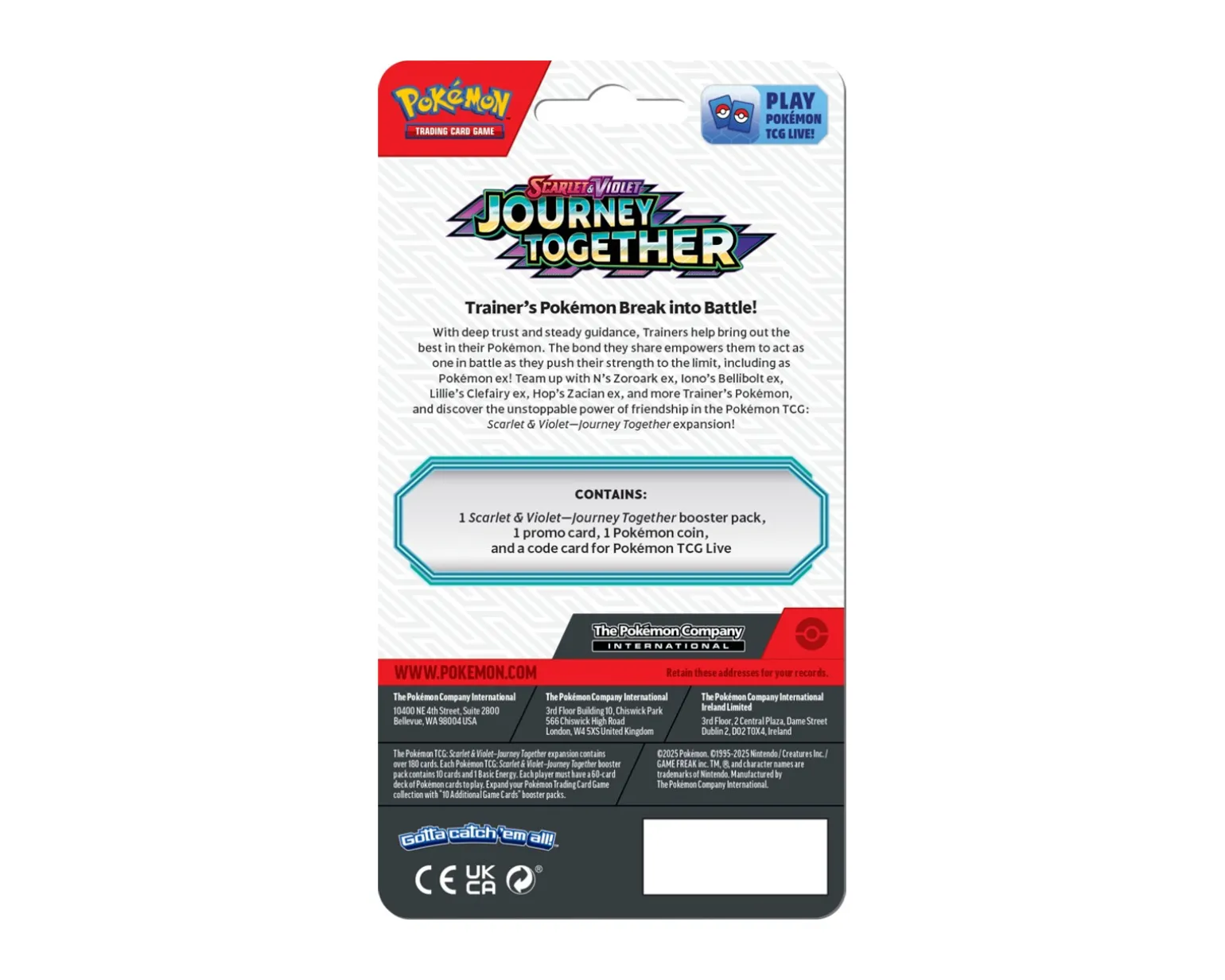 Scarlet & Violet 9: Journey Together Checklane
