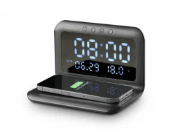 Smart Clock - Digital Alarm Clock with Wireless Charging