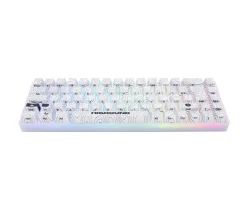 SNOWSTONE Base 65 Hotswap Gaming Keyboard - ISO UK [White Flame]
