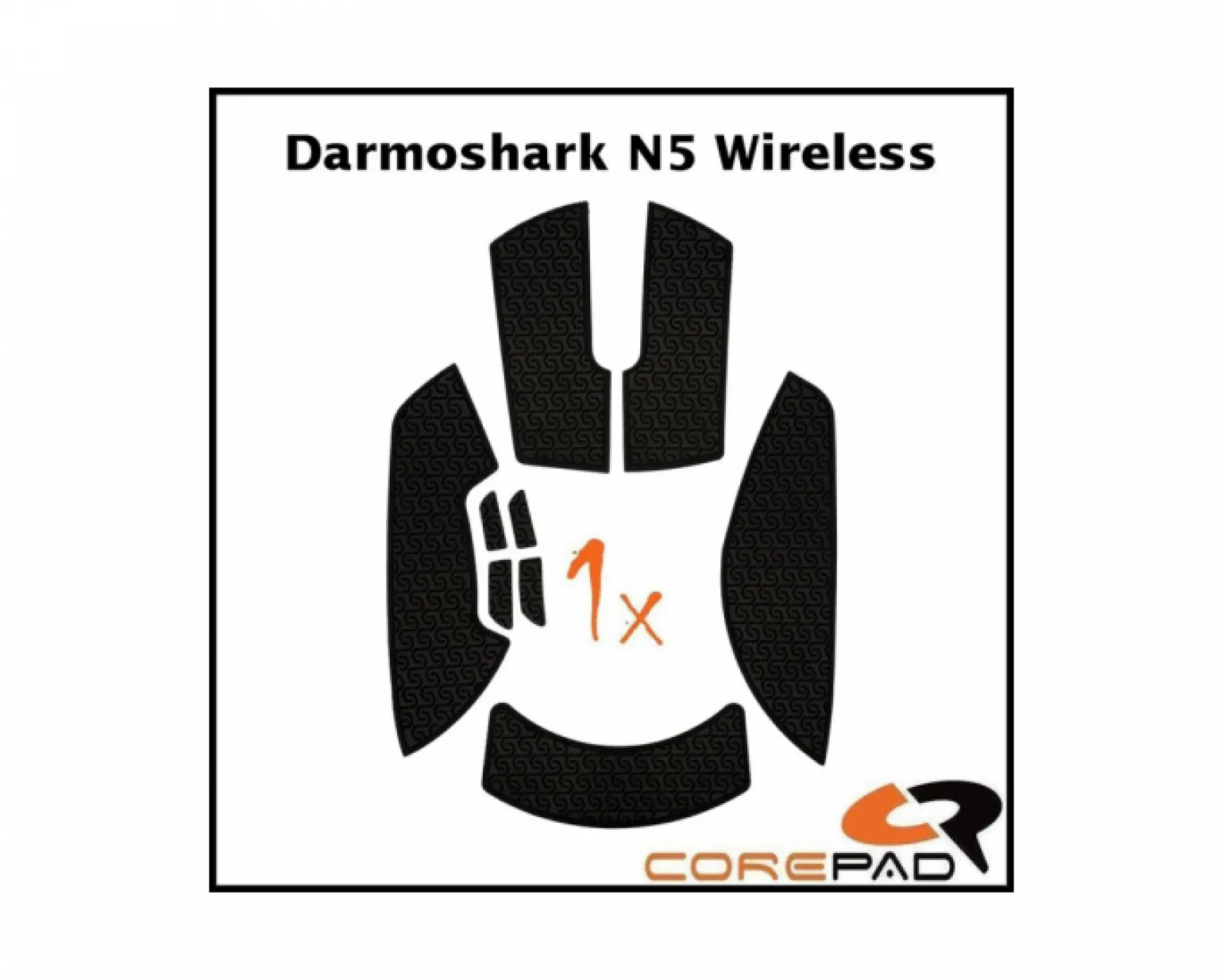Soft Grips for Darmoshark N5 - Black