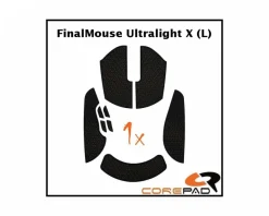 Soft Grips for FinalMouse Ultralight X Large - Black