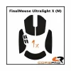 Soft Grips for FinalMouse Ultralight X Medium - Black