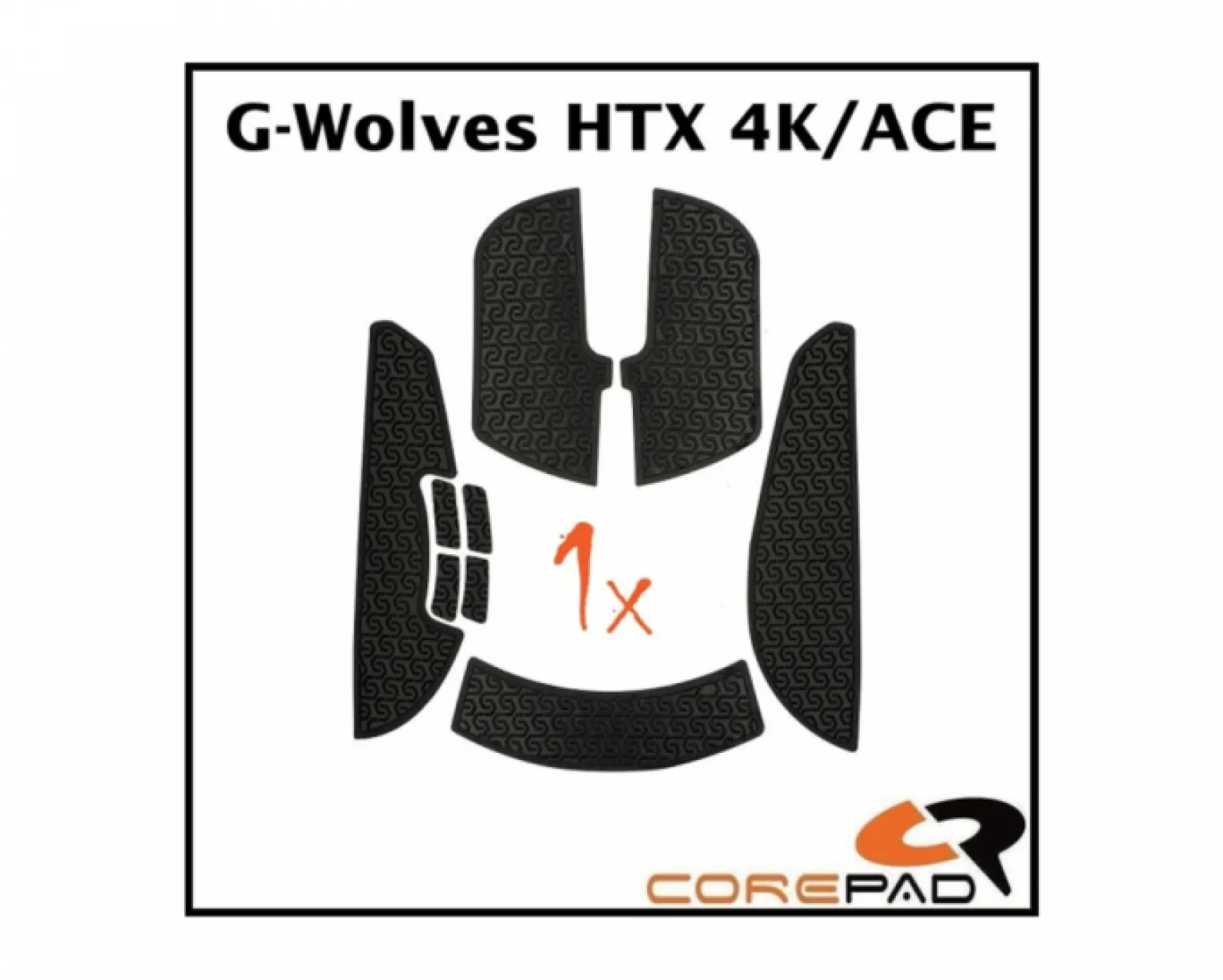 Soft Grips for G-Wolves HTX 4K/ACE - White
