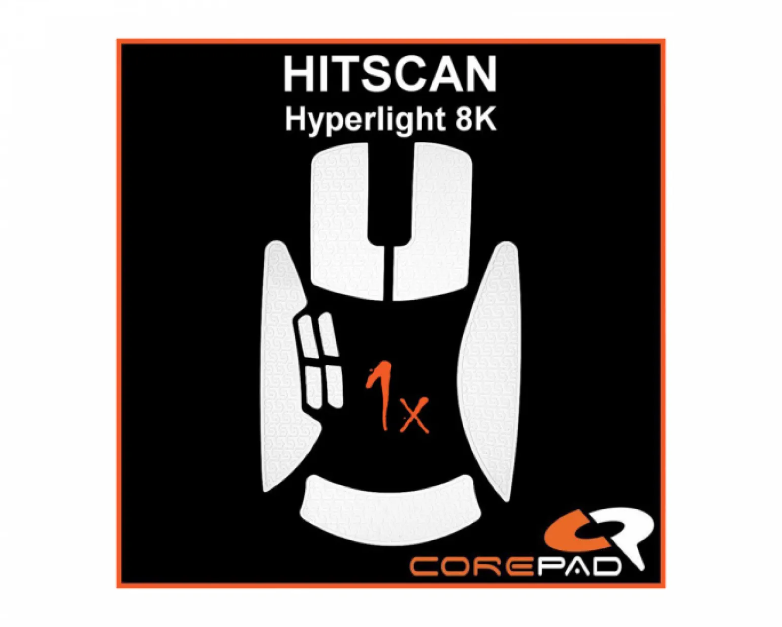 Soft Grips for HITSCAN Hyperlight 8K - White