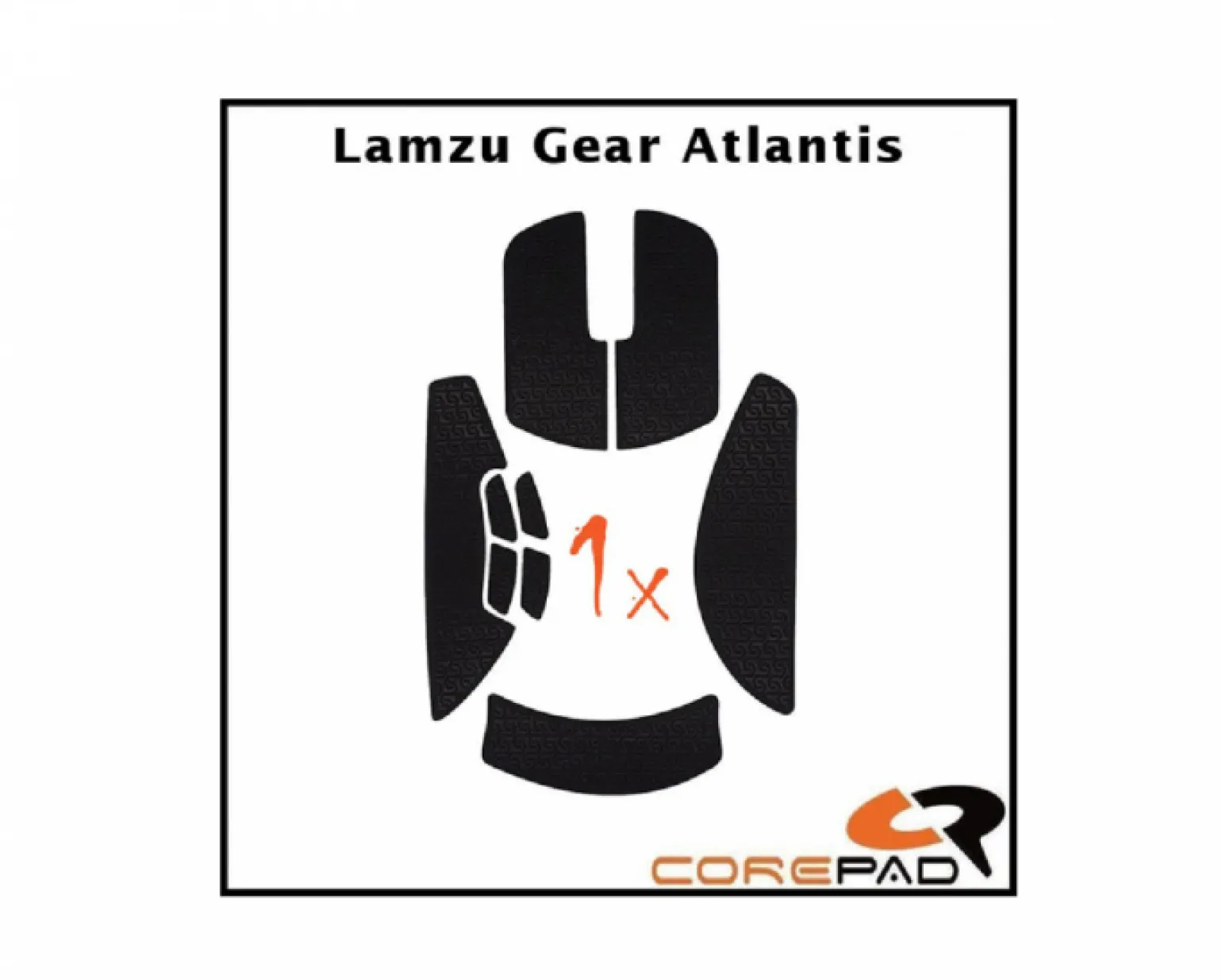 Soft Grips for Lamzu Atlantis - Black