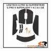 Soft Grips For Logitech G Pro X Superlight - Black