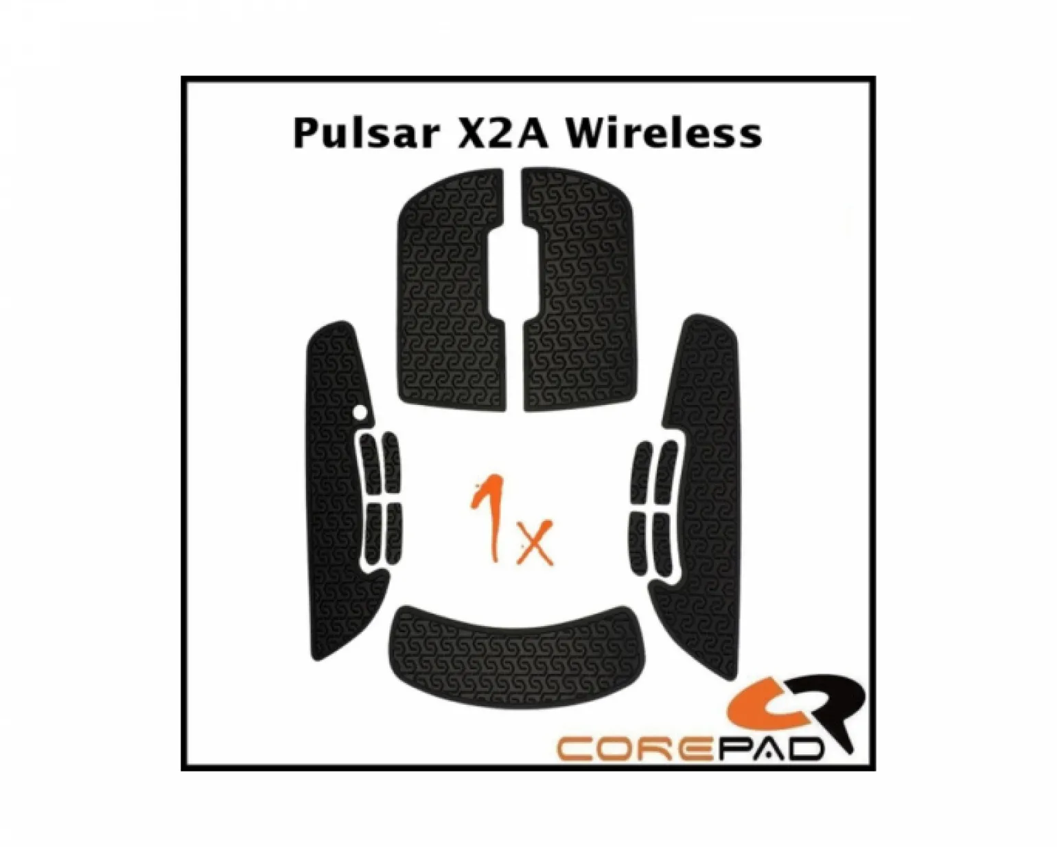 Soft Grips for Pulsar X2A Wireless - Black