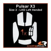 Soft Grips for Pulsar X3 LHD - White