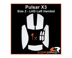 Soft Grips for Pulsar X3 LHD - White