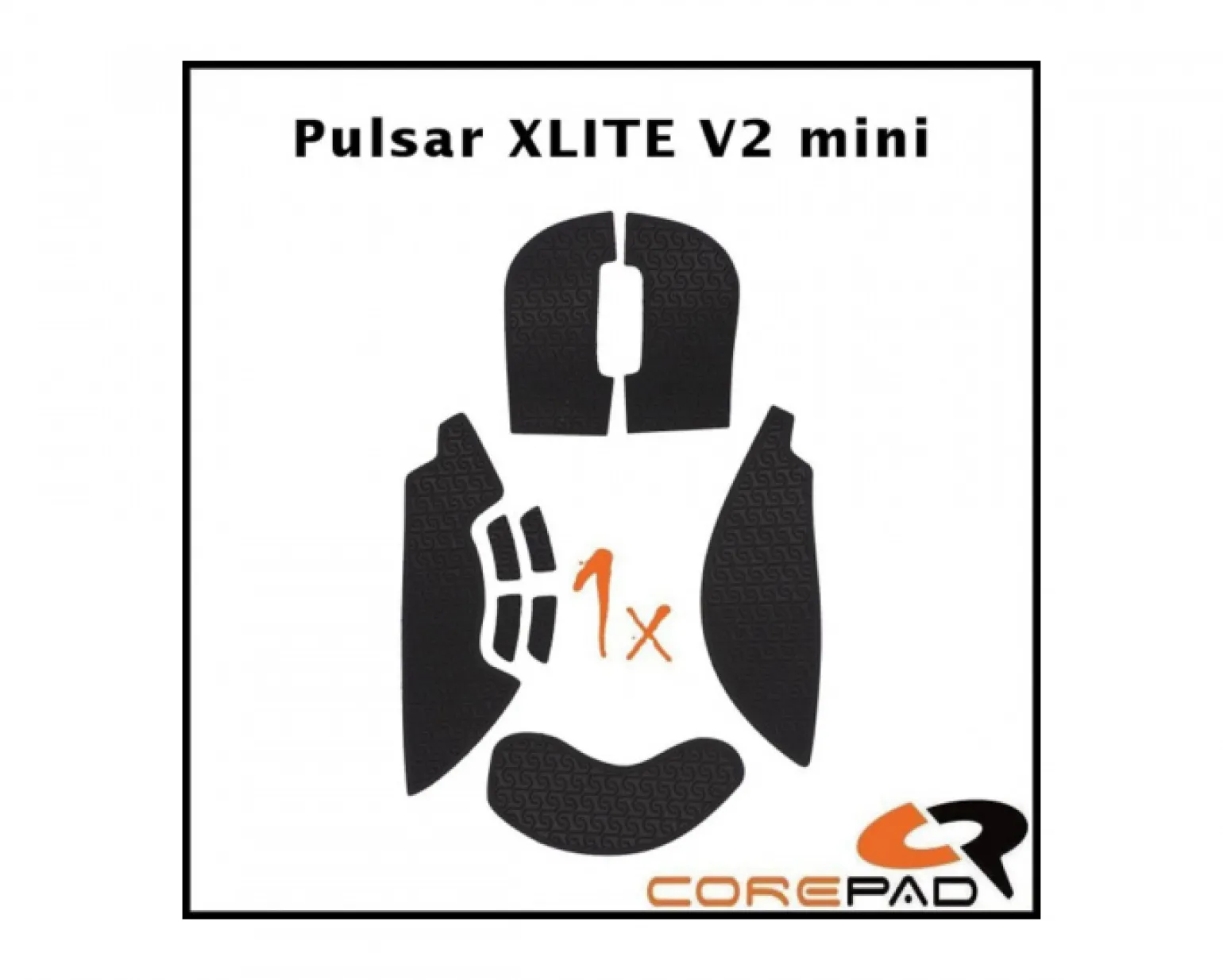 Soft Grips for Pulsar Xlite V2 mini Wireless - Black