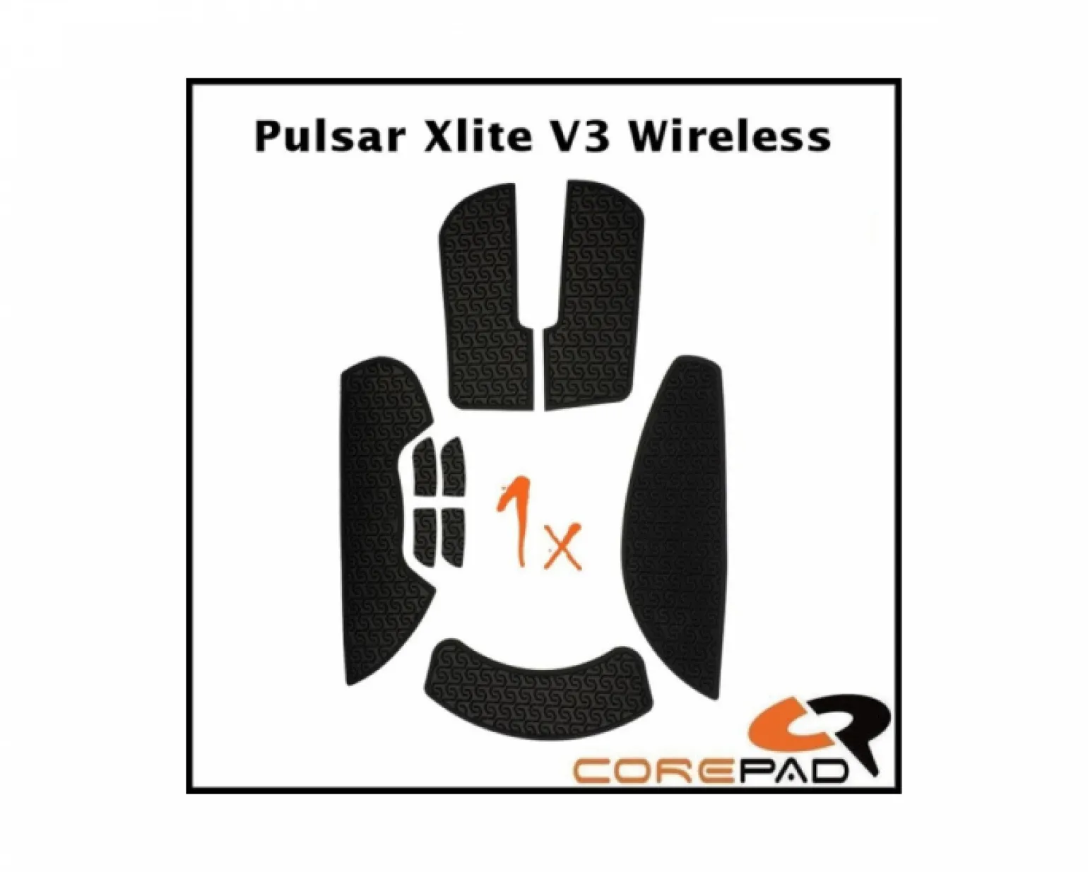 Soft Grips for Pulsar Xlite V3 Wireless - Black