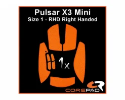 Soft Grips for Pulsar X3 Mini RHD - Orange