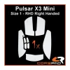 Soft Grips for Pulsar X3 Mini RHD - White