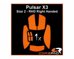 Soft Grips for Pulsar X3 RHD - Orange
