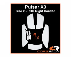 Soft Grips for Pulsar X3 RHD - White