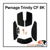 Soft Grips for Pwnage Trinity CF 8K - Black