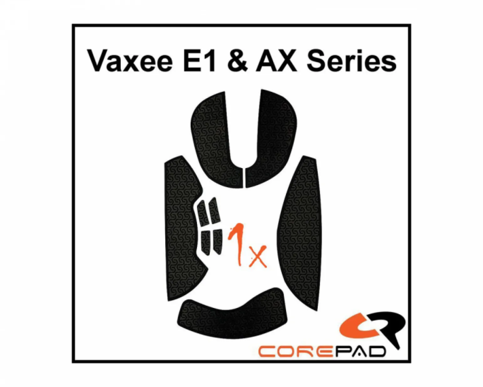 Soft Grips for Vaxee E1 & AX Series - Black