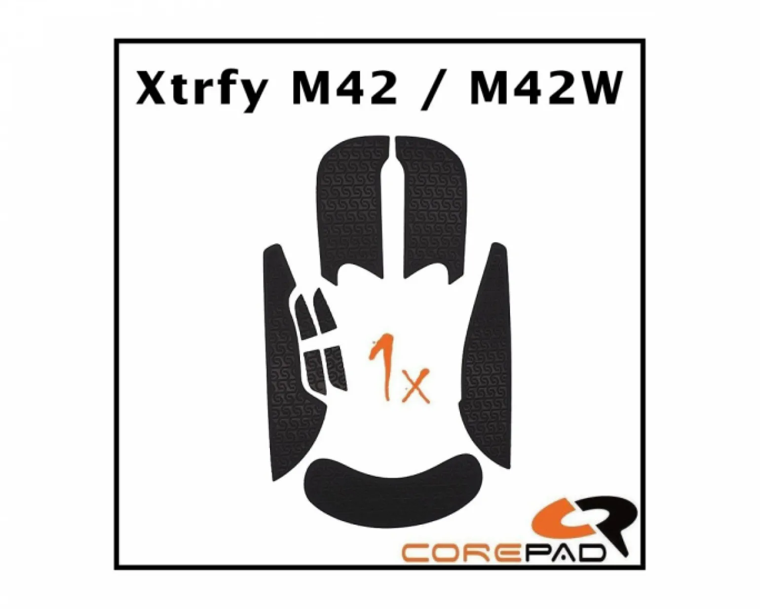 Soft Grips for Xtrfy M42 Wired/M42W Wireless - Black