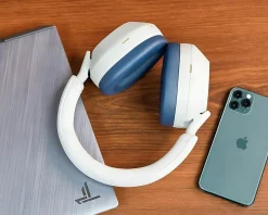 Sony XM5 Ear Cushions - PU Upgraded - Blue