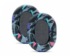Sony XM5 Ear Cushions - PU Upgraded - 90''s Black
