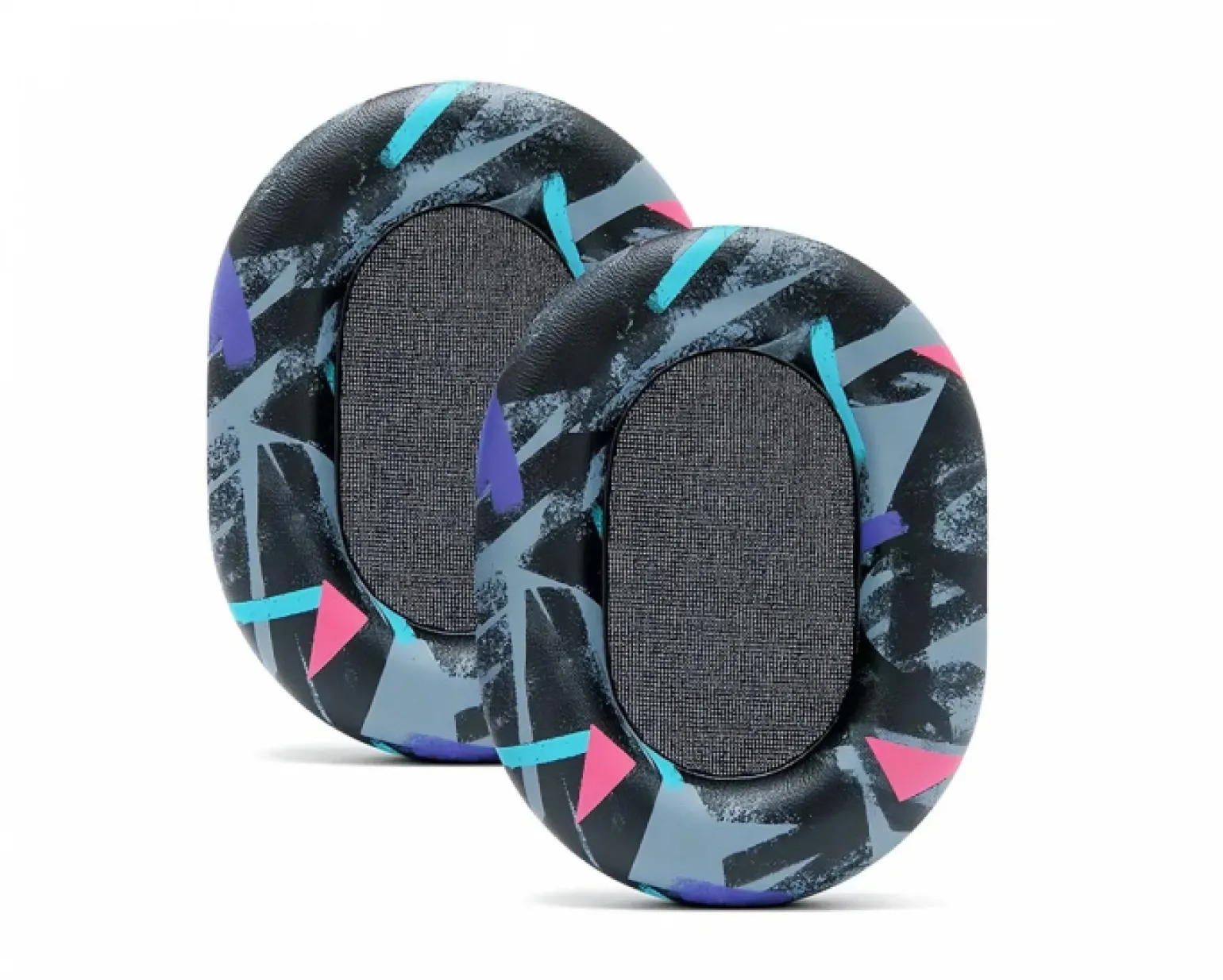 Sony XM5 Ear Cushions - PU Upgraded - 90''s Black