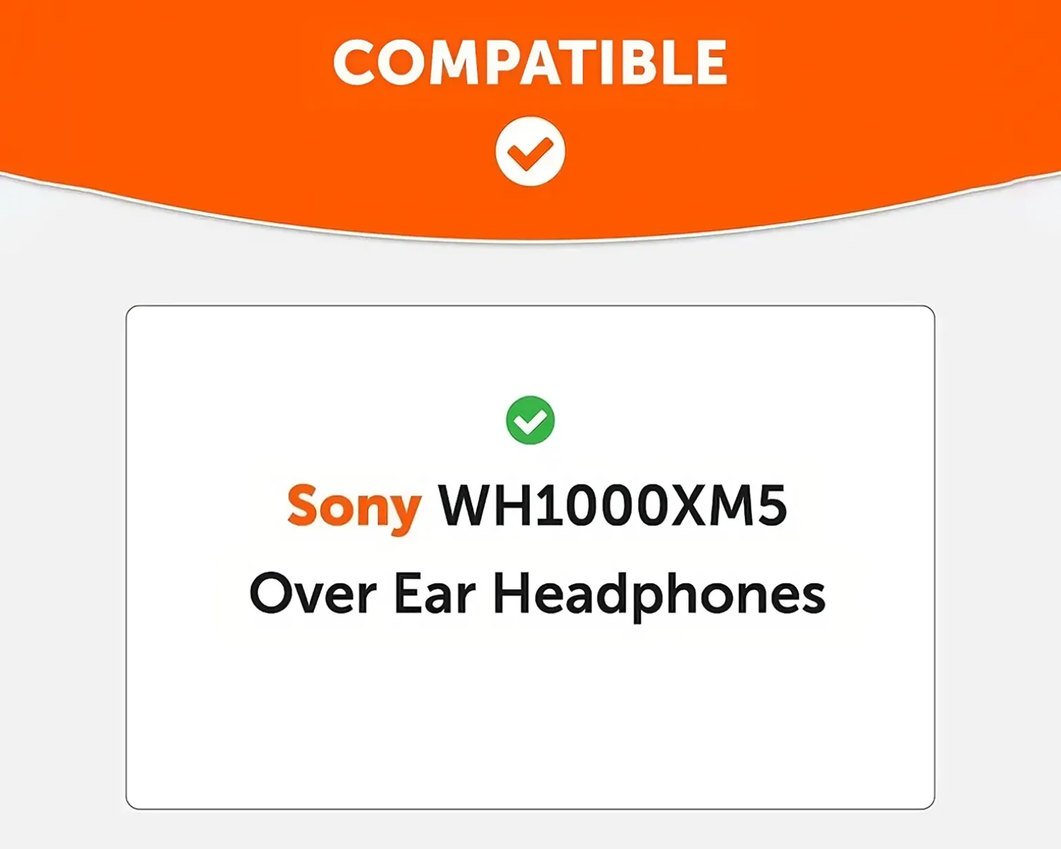 Sony XM5 Ear Cushions - PU Upgraded - 90''s Black