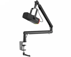 TAM8 Dynamic Gaming Microphone and Boom Arm - Black