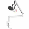 TAM8 Dynamic Gaming Microphone and Boom Arm - White