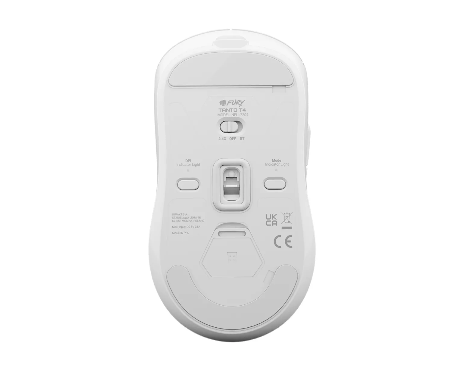 Tanto T4 Wireless Gaming Mouse - White