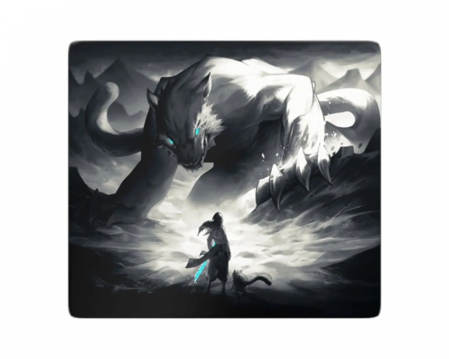 The Beast Glass Mousepad - Limited Edition