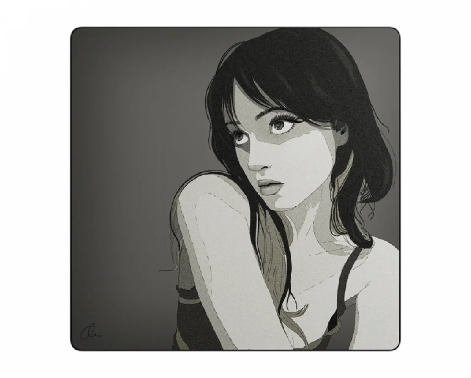 The Girl - Premium Gaming Mousepad