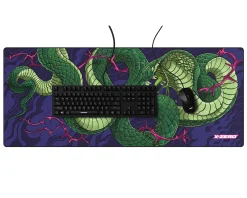 The Green Snake Serpent Mousepad - XXL