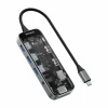 Transparent USB-C Docking Station - 10 ports