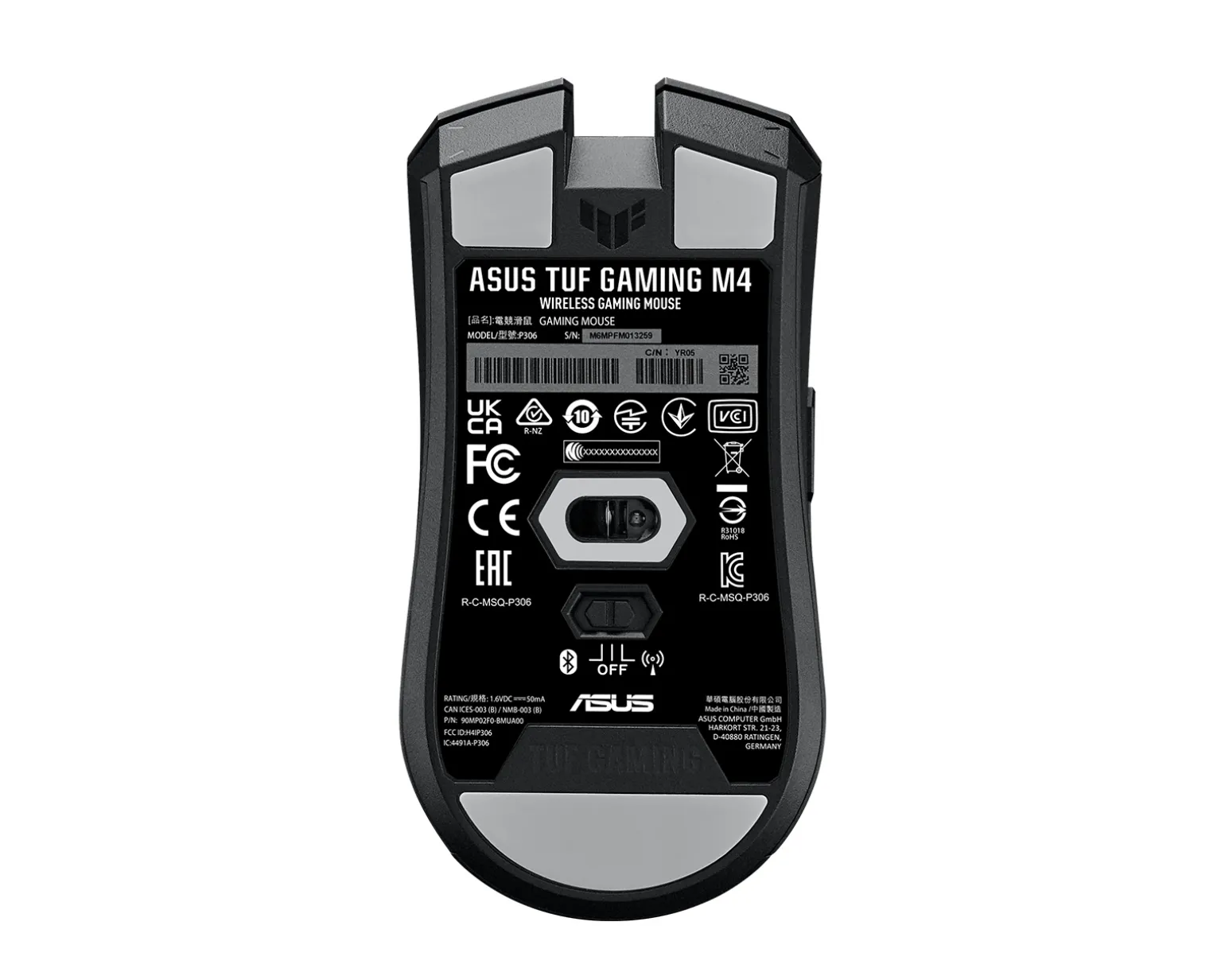 TUF M4 Wireless Gaming Mouse - Black