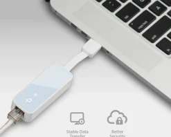 UE200 Ethernet Network Adapter, USB-A 2.0 to RJ45