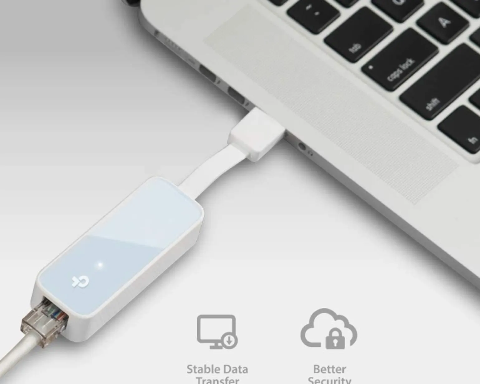 UE200 Ethernet Network Adapter, USB-A 2.0 to RJ45