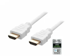 Ultra High Speed HDMI-Cable 2.1 - White - 1m