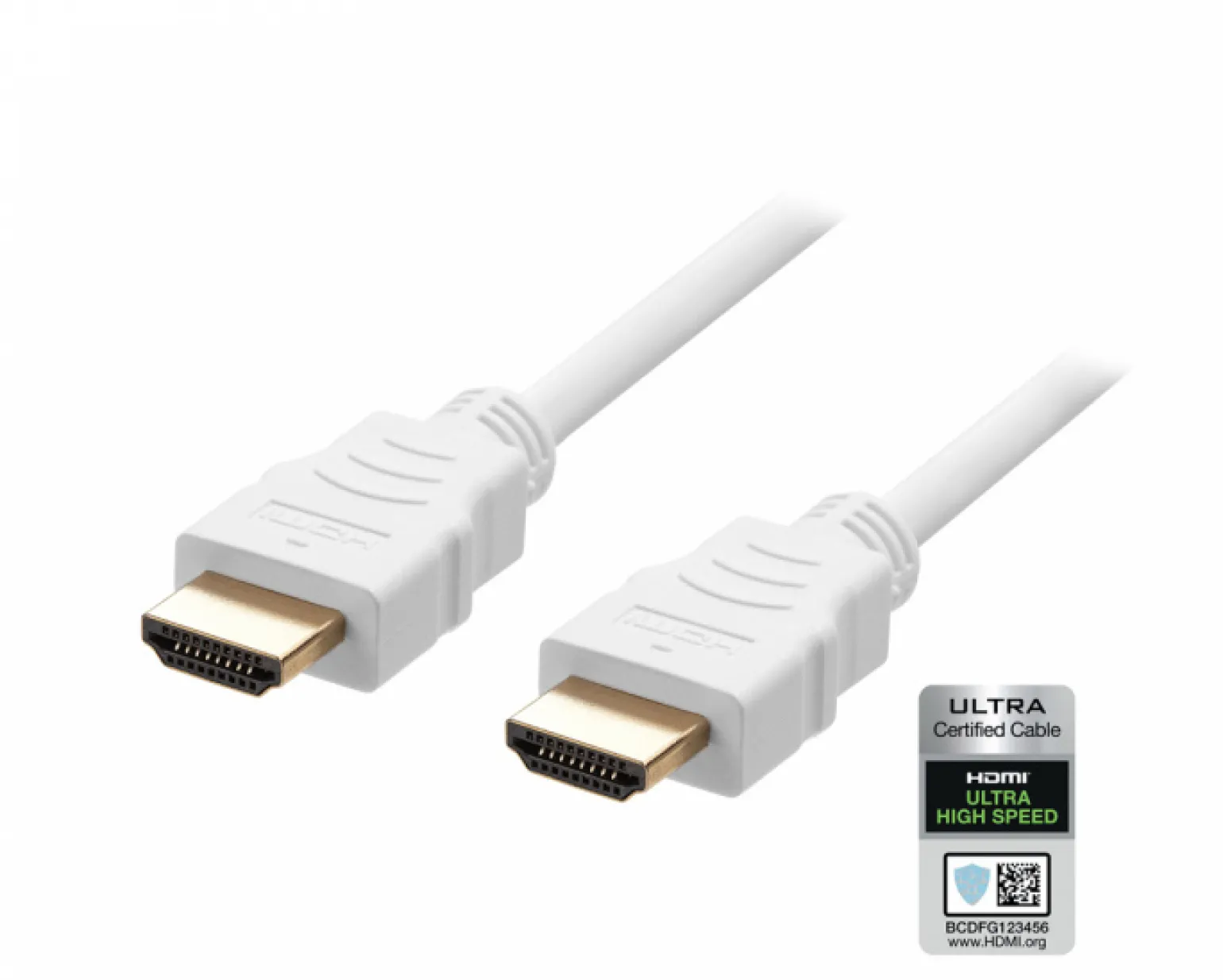 Ultra High Speed HDMI-kabel 2.1 - White - 2m