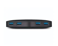USB 3.0 Adapter 4-Ports - Black